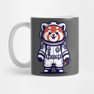 Cosmic Red Panda Astronaut Mug